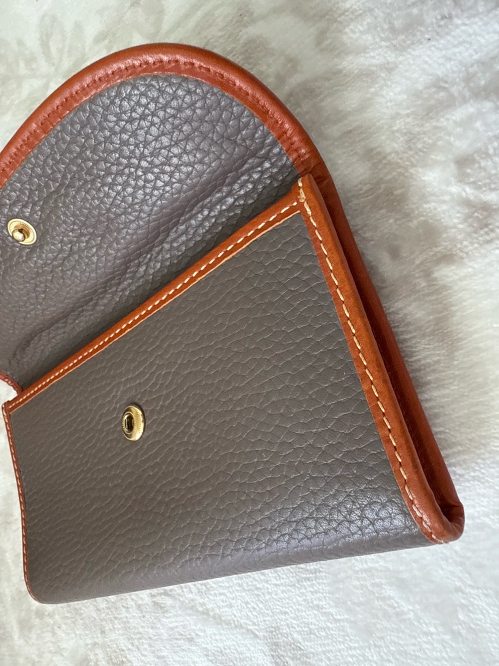 EUC DOONEY & BOURKE Pebble Grain Leather Continental Clutch Wallet - Picture 6 of 8